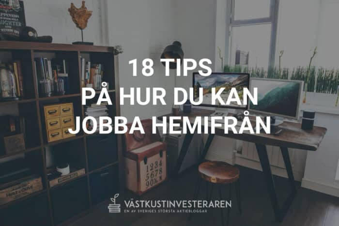 Tips på att jobba hemifrån