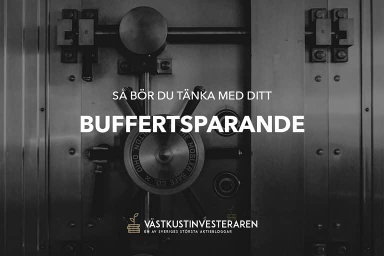 Buffertsparande-ekonomisk trygghet